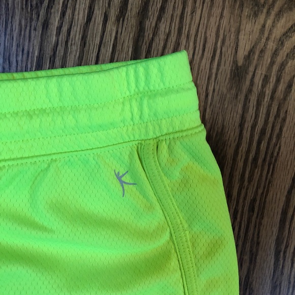 Danskin florescent yellow shorts - Picture 3 of 7